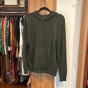 Banana Republic Olive Hoodie Sweater